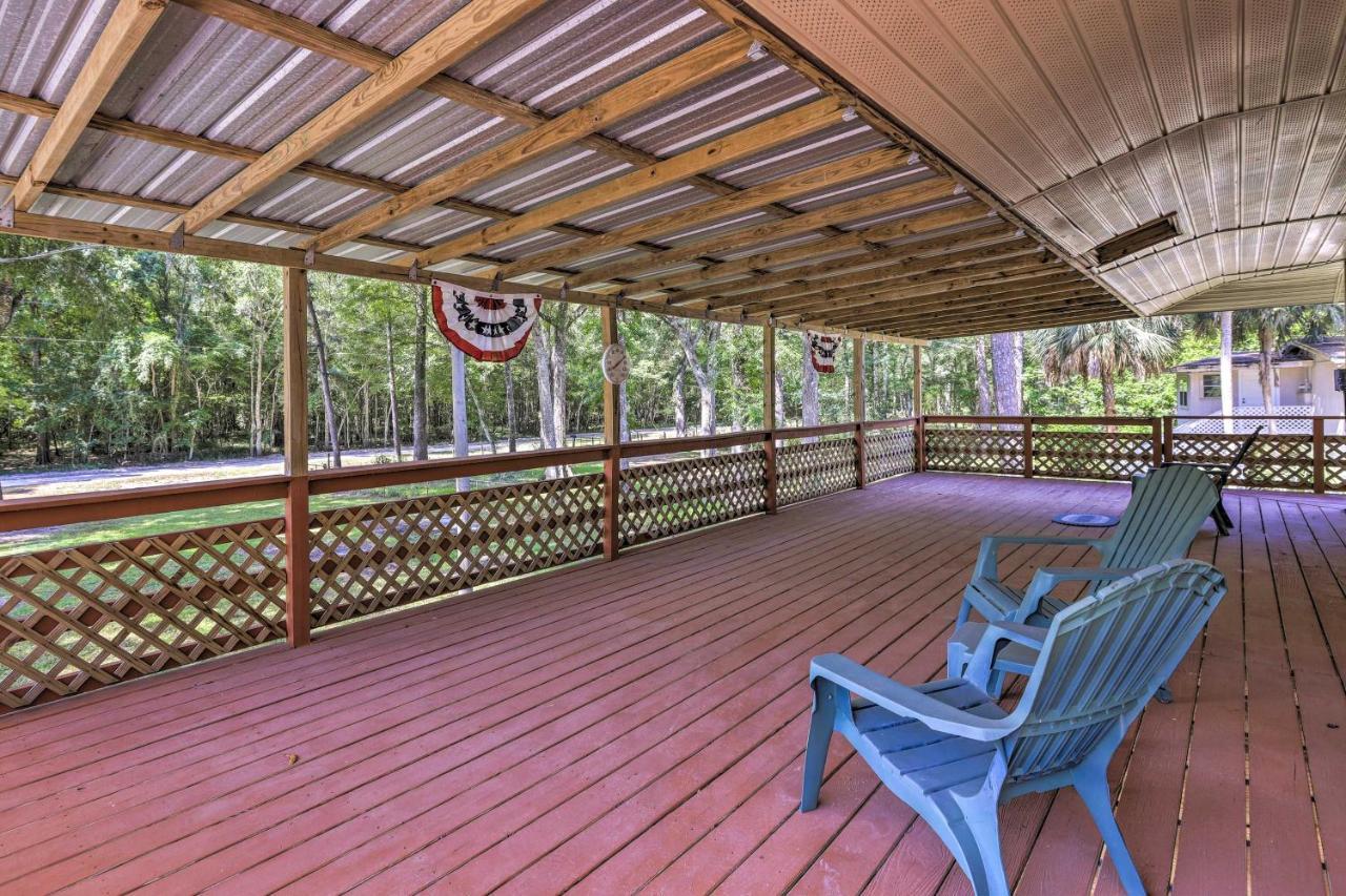 Charming Abode With Dock On The Suwannee River เบลล์ ภายนอก รูปภาพ